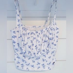 Hollister floral corset tank